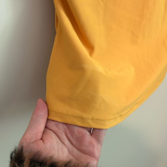 Athleta Twist Up Tankini Top Size 36D/DD in Yellow - Picture 6 of 9